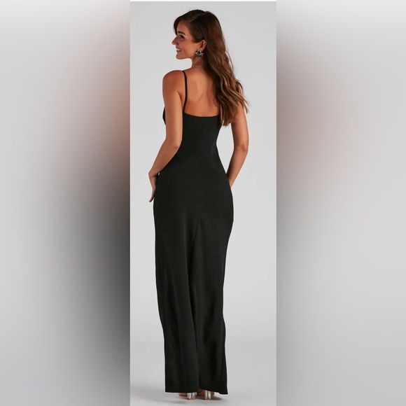 NEW Green Windsor Sasha Formal High Slit Wrap Dress XL - Picture 2 of 6